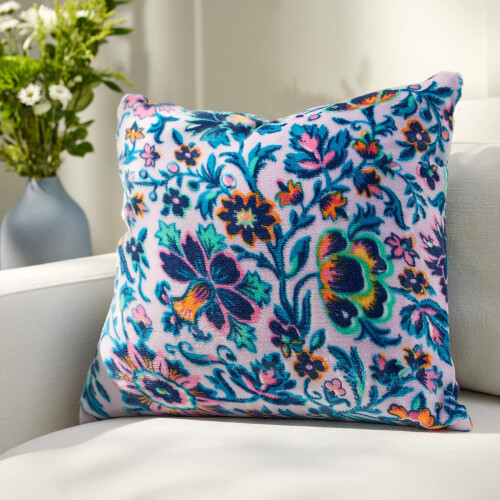 Vera Bradley Vera Bradley Women's Decorative Throw Pillow With Removeable Hypoallergenic Insert  Cloud Vine Multi  One Size 1