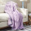 Vera Bradley Vera Bradley Women's Fleece Solid Throw Blanket  Cloud Vine Multi  80 X 50 4