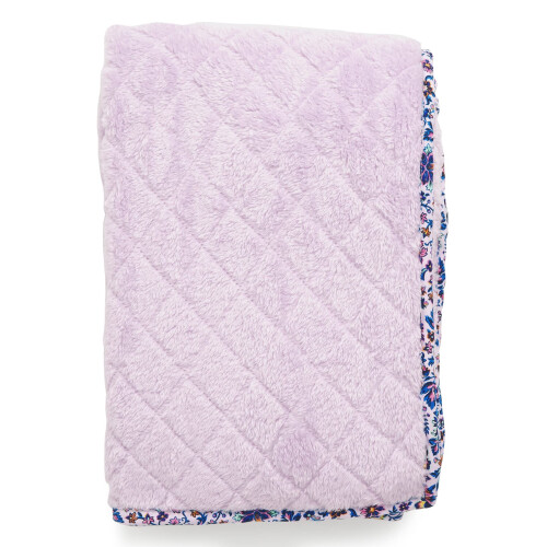 Vera Bradley Vera Bradley Women's Fleece Solid Throw Blanket  Cloud Vine Multi  80 X 50