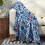 Vera Bradley Vera Bradley Γυναικείο Μαλακό Ριχτάρι Φλις, Cloud Vine Multi, 80 X 50 4