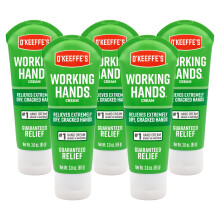O'Keeffe's Working Hands Handcreme lindert und repariert extrem trockene Hnde, 3-Unzen-Tube (5er-Pack)