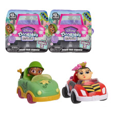 Disney Doorables Lets Go Série 2 Figura e Veículos 2-Pack, Estilos Podem Varia, Brinquedos para Crianças 5+