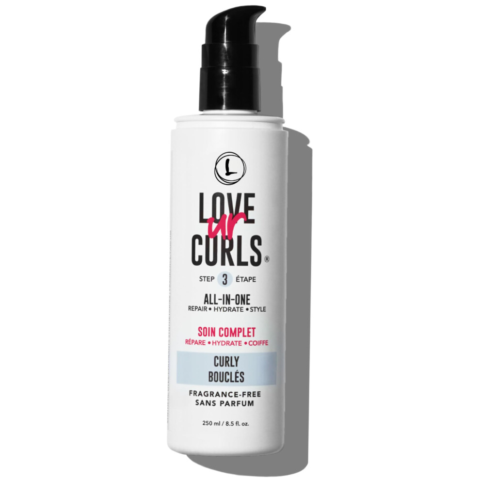 Ik Hou Van Je Krullen Lus (Love Ur Self) Fragrance-Free All-In-One Styler For Natural Curly Textured Hair- Repair Hydrate And Style With Shea Butter And Moringa - 8.5Oz