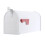 Mailbox Admiral Αλουμινίου, Code A, ADM11WAM, Υφή Λευκού, Μεσαίας Χωρητικότητας 1