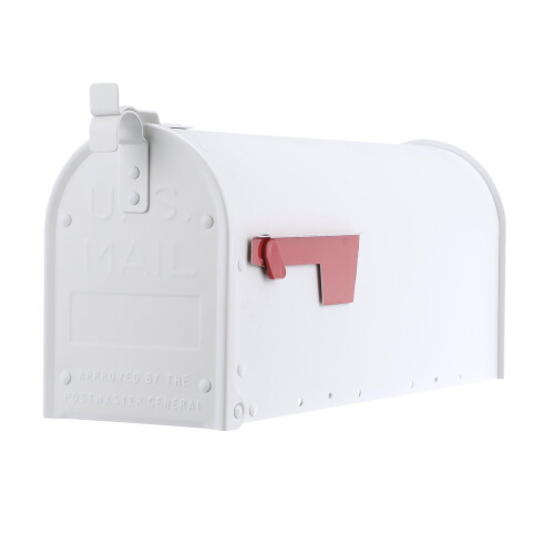 Mailbox Admiral Αλουμινίου, Code A, ADM11WAM, Υφή Λευκού, Μεσαίας Χωρητικότητας