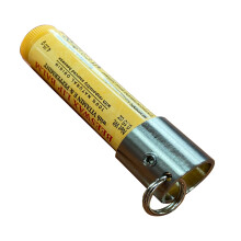 Portachiavi porta balsamo per labbra Premium Tallac House | Balsamo per labbra stile berretto per uomo e donna in acciaio inossidabile | Anello r