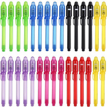 DazSpirit 30 pices stylos encre invisibles avec lumire UV cadeaux de fte pour enfants stylos espion stylo magique encre disparaissante pour