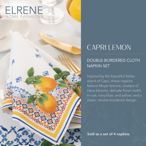 ERRENE FASHIONS DE HOME CAPRI LEMON DUMN 1