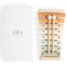 Brooklyn Neutral Xylophone - Neutrale farver Toddler Toys- Aesthetic Kids Musical Instrument - Montessori Toys -moderne Boho Xylophone til børn l