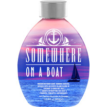 Somewhere On A Boat Solarium til indend?rs solarier/udend?rs solbrun m?rk solarielotion m/kokosolie ananas & sheasm?r 13,5 oz - White Lotion NO B
