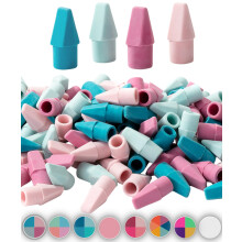 Mr. Pen- Pencil Erasers Toppers 120balen tlumench pastelovch barev Gumy na tuky Guma na tuky Guma na tuky Guma na tuky Guma na tuky Guma Guma