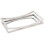 Elegance Beam Vanity Mirror Tray for Makeup Cosmetics Perfume Candles or Home Decor Decorative Mirrored Base with Silver Rectangular Frame for B 1