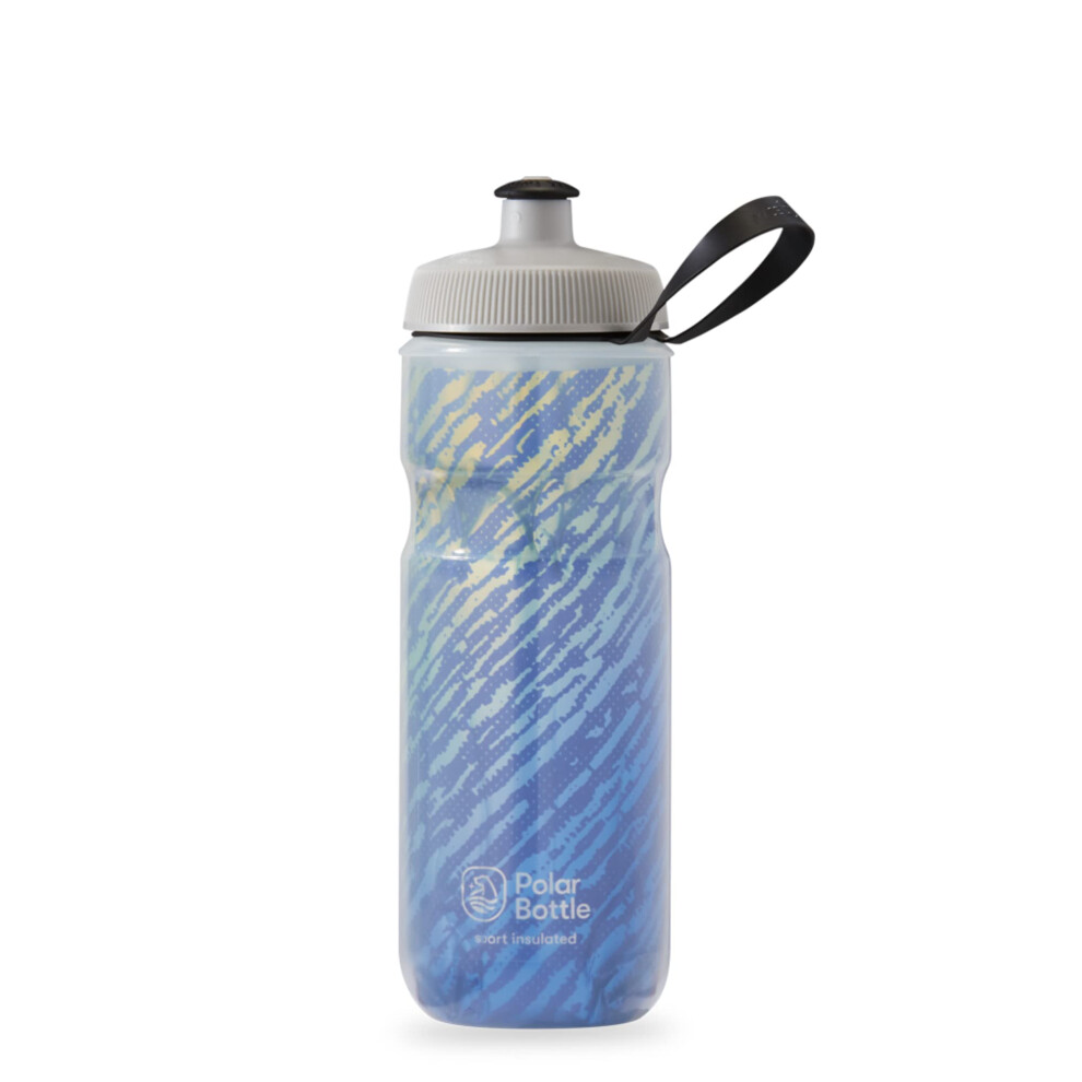 Polar Bottle - Sport Insulated 20oz Nimbus  Moonlight Blue & Gold - Leak Proof Water Bottles Keep Water Cooler 2x Longer than a Regular Reusable Water