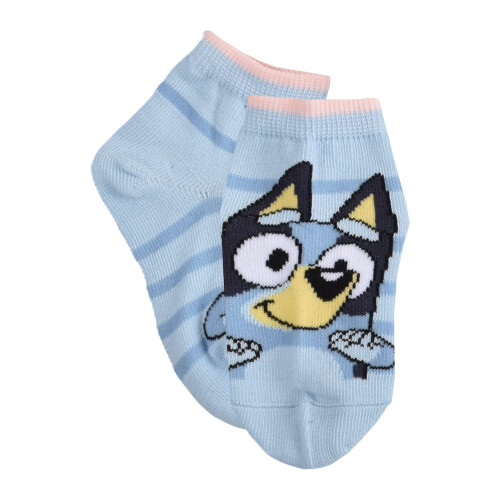 Bluey Bluey Αγόρια Παιδικά Κοντά Κάλτσες, Γαλάζιο (5 Πακέτο), Μικρό US 2