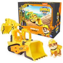 Rubble & Crew Rubbles Buldoz r s pohybliv mi castami a zberatelskou akcnou fig rkou Detsk hracky pre deti od 3 rokov