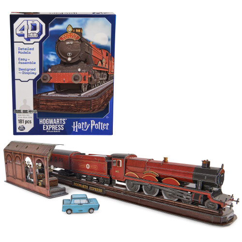 4D Build, Χάρι Πότερ Hogwarts Express 3D Παζλ Μοντέλο 181 Τμχ 2.5 Πόδια, Δώρα Χάρι Πότερ Διακόσμηση