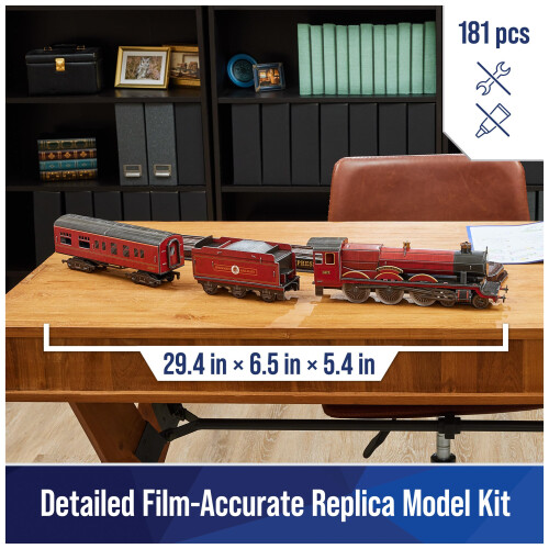 4D Build, Χάρι Πότερ Hogwarts Express 3D Παζλ Μοντέλο 181 Τμχ 2.5 Πόδια, Δώρα Χάρι Πότερ Διακόσμηση 1