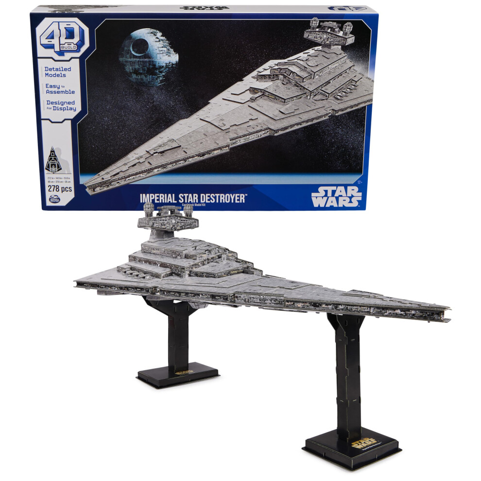 Kit Modello 3D 4D Build Star Wars Deluxe Imperial Star Destroyer Regali Di Star Wars Giocattoli Di Star Wars Per Fan E Collezionisti Di Star Wars