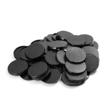 Bases redondas de plstico texturizado EasyPegs 50 mm ou jogos de mesa Wargames de 1,96 polegadas 100 contagens