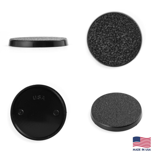 Bases redondas de plstico texturizado EasyPegs 40 mm ou jogos de mesa Wargames de 1,57 polegadas 100 contagens 1