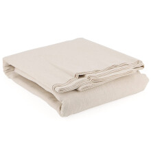 SENJEOK 59 Inch x 6.5 Yards Cotton Linen Fabric Plain Solid Color Cotton Linen Blend Cloth Fabric Cotton Linen Embroidery Needlework Fabric for Craf