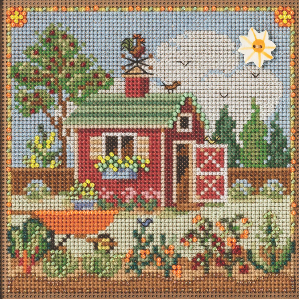 Mill Hill Potting Shed Beaded Cross Stitch Kit Buttons & Beads 2023 Lente Serie MH142313