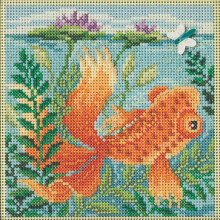 Mill Hill Koi Pond Kralen Geteld Borduurpakket Knopen & Kralen 2023 Lente Serie MH142311