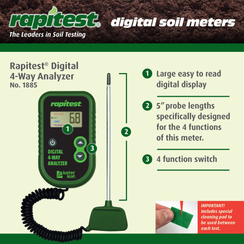 Luster Leaf 1885 Digital 4-Way Analyzer 2
