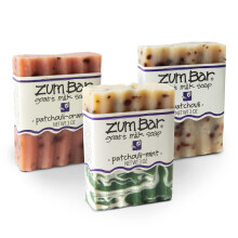 Zum Bar Geitenmelkzeep - Patchouli Blends - Patchouli Patchouli-Oranje Patchouli-Mint - 3 oz (3 Pack)