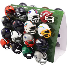 Riddell 32-teiliges NFL-Helm-Tracker-Set Helme in Gumball-Gre alle aktuellen NFL-Logos neues Set 2023