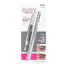 Ruby Kisses Brow Styling Pencil med børste langvarig øjenbrynsvoks Clear Brow Shaper Precision Sculpting & Shaping Professional Quality Easy Appl