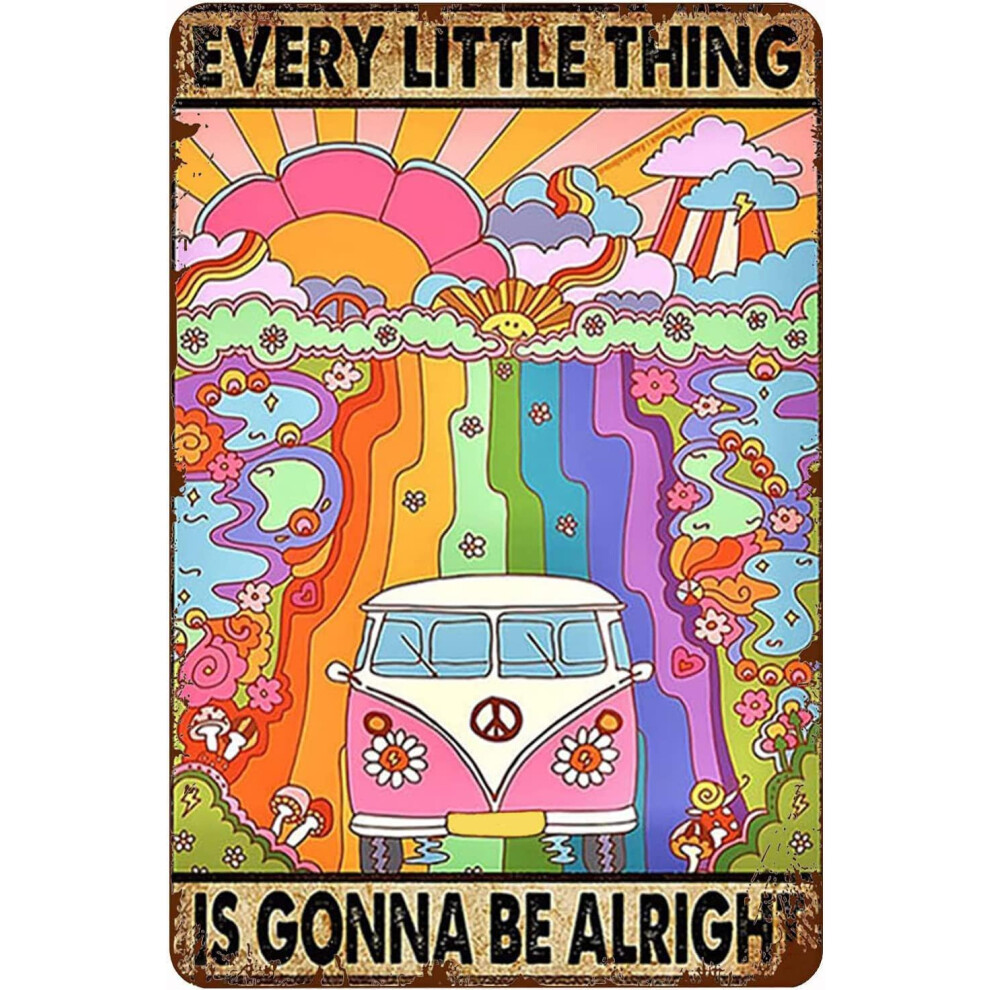 Gemzono Diamant-Malsets F R Erwachsene, Regenbogen-Bus, Diamant-Kunst-Set Every Little Thing Is Gonna Be Alright , Diamant-Malerei-Punktkunst F-image