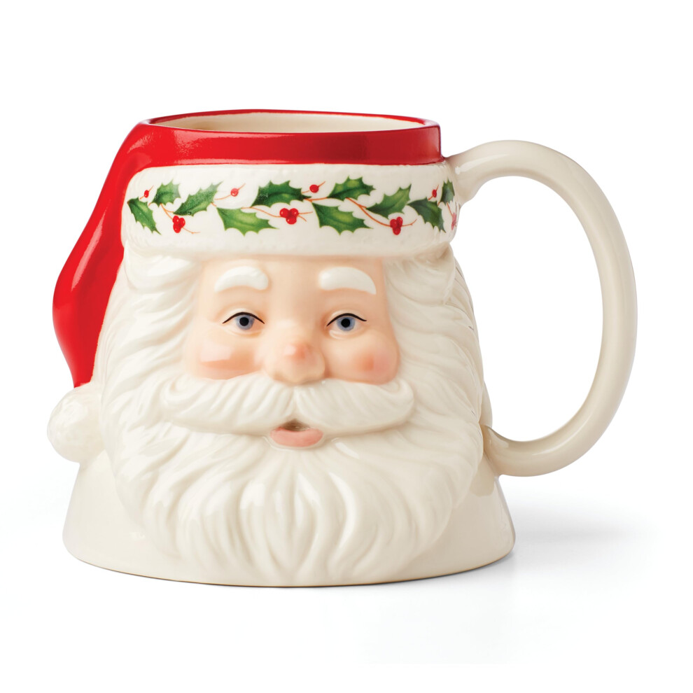 Lenox 895044 Weihnachtsbecher Mit Weihnachtsmann-Motiv, Mehrfarbig, 1,1-image