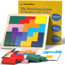 Keeping Busy Tile Matching Adult Memory Games for Dementia Activities for Seniors | Dementia Products Matching Games for Adults | Senior Citizen Gifts