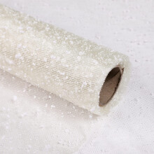 Oakbud 19,7 inch x 4 meter bloemen cadeaupapier netto garen sneeuwpuntgaren mesh bloemist boeket verpakking voor doe-het-zelf feest bruiloft festival