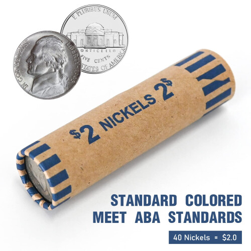 L LIKED 83 STK Forformede m?ntindpakninger Rolls-Nickels 2
