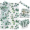 Bolsome 100 folhas 20 * 14 polegadas Papel de seda de eucalipto Vegetao Tecido de embrulho botnico Boho Herb Decor Tecido de embrulho de prima 1