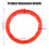 Stnrst-in 2 Pack Justerbar Pie Crust Shield Silicone Bake Crust Protector Genanvendelig PIE-skorpe Protector Pie Crust Dæks 2