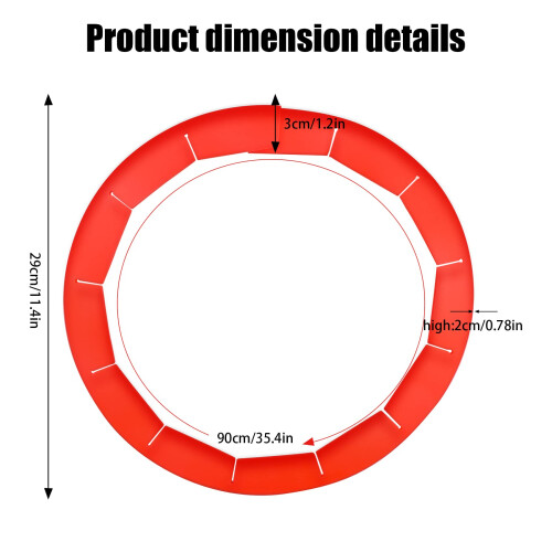 Stnrst-in 2 Pack Justerbar Pie Crust Shield Silicone Bake Crust Protector Genanvendelig PIE-skorpe Protector Pie Crust Dæks 1