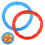 Stnrst-in 2 Pack Justerbar Pie Crust Shield Silicone Bake Crust Protector Genanvendelig PIE-skorpe Protector Pie Crust Dæks 1