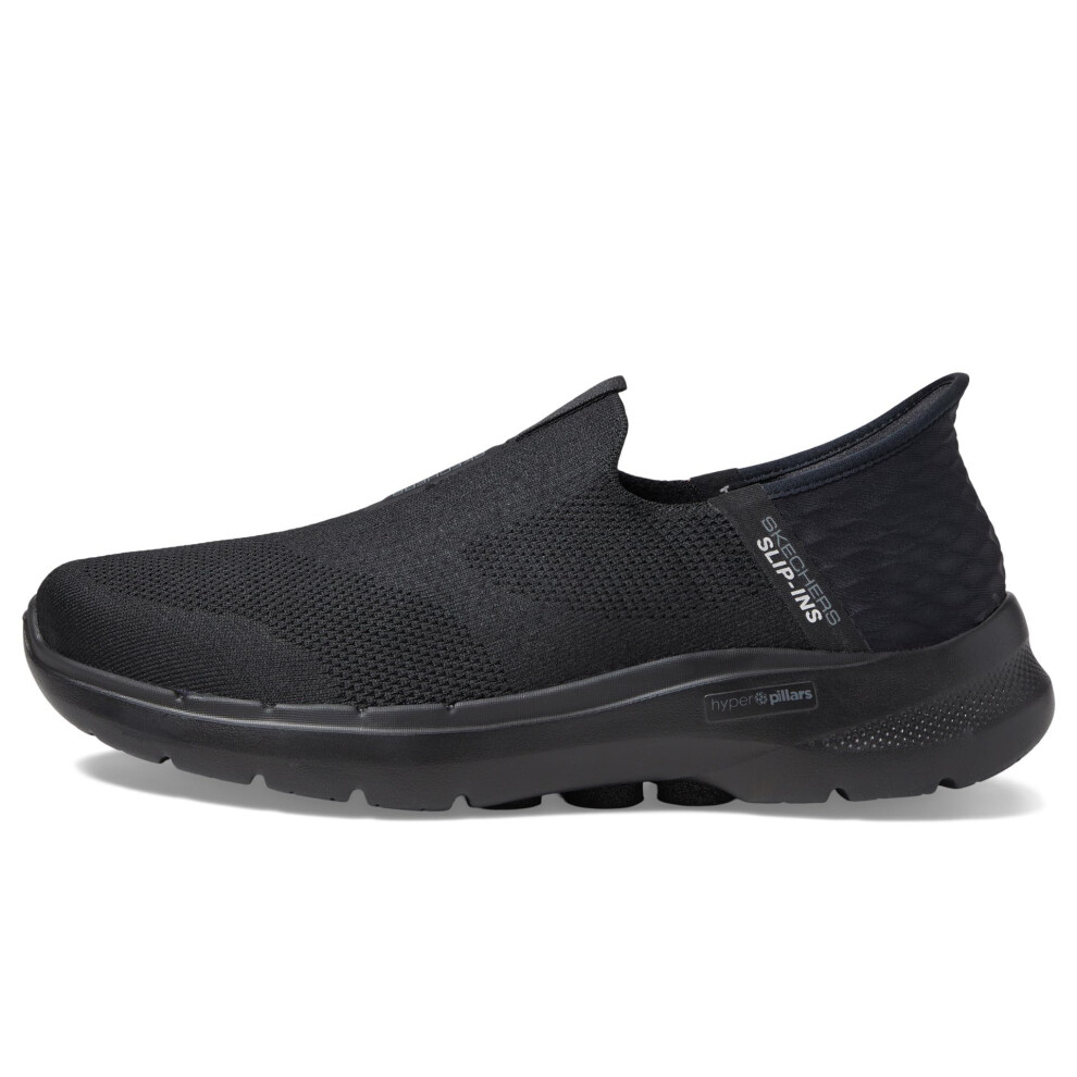 Skechers Men's Gowalk 6 Slip-Ins-Athletic Slip-On Walking Shoes | Casual Sneakers with Memory Foam  Black  9 X-Wide