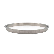Outwater 12"""" (nominale) diameter x 1"""" hoogte 304 gepolijste roestvrijstalen afvaldoorvoertules voor op het aanrecht geplaatste afval