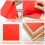 IooLeem Origami Paper 200 Folhas 20 Cores de 6 polegadas de papel quadrado de dupla face. 3