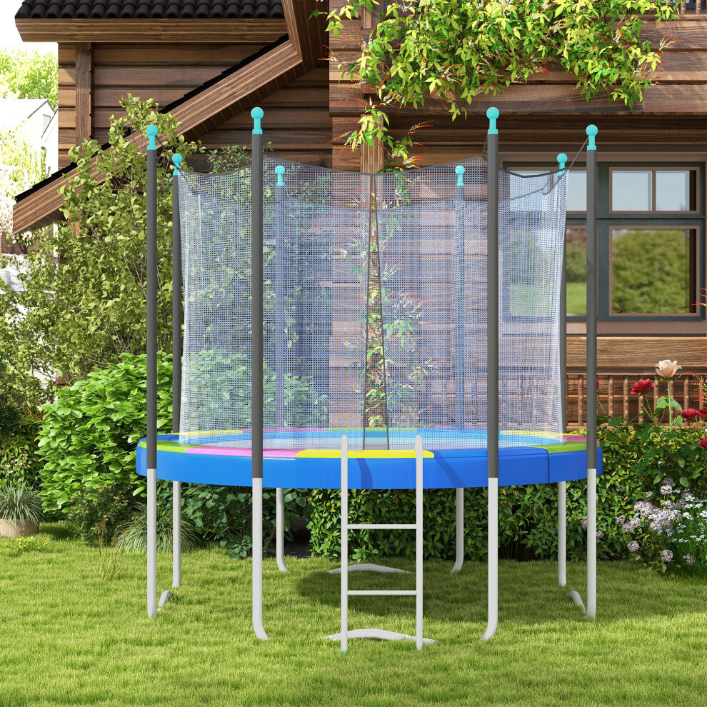 Sportnow 12Ft Trampoline Pad Spring Cover, Waterproof, Multi-Colored