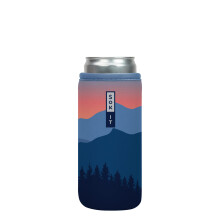 Sok It Can Sok hoes voor bier en frisdrank ge?oleerde neopreen hoes (Blue Ridge 12oz Slim Can Sleeve)