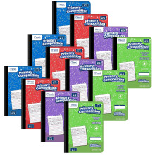 Mead Primary Composition Book styrede karakterer K-2 100 ark 7-1/2 """" X 9-3/4 """" 12 Pack (610054-ECM)