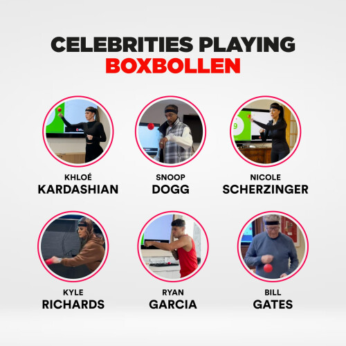 Boxbollen Original avec App, Utilisé par des Célébrités - Ballon de Boxe MMA - Ballon Réflexe avec Sangle Réglable 2