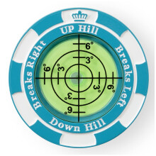 SlopeMaster ProGreen Reader - Golf Hat Clip Ball Marker nagy pontossg zld olvasst segto golftartozkok frfiaknak, nok (kk)