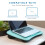 Scrivania da grembo LapGear Basic con ripiano per dispositivi e cuscino - Aqua Sky - Codice articolo 44309 2