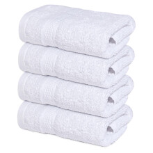 Toalhas de Banho Premium 100% Algodão Infinitee Xclusives - Pacote de 4, (30x30) cm